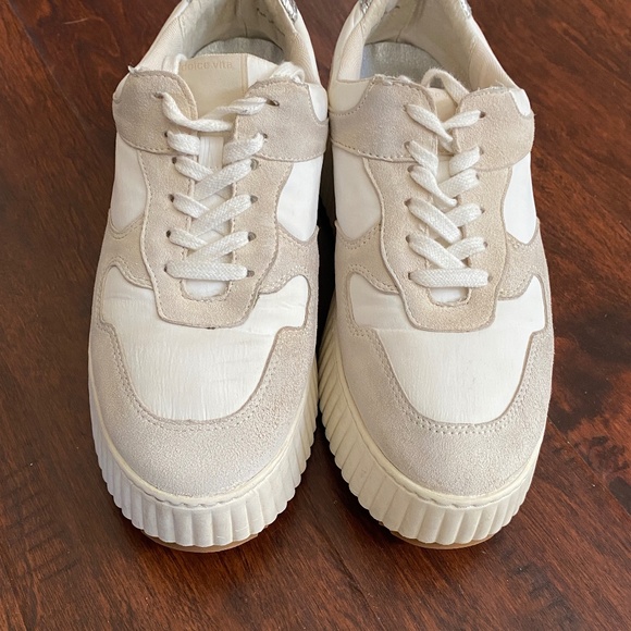 Dolce Vita Womens Daisha White Lace-Up Fashion Sneakers Size 8.5 - Picture 7 of 16